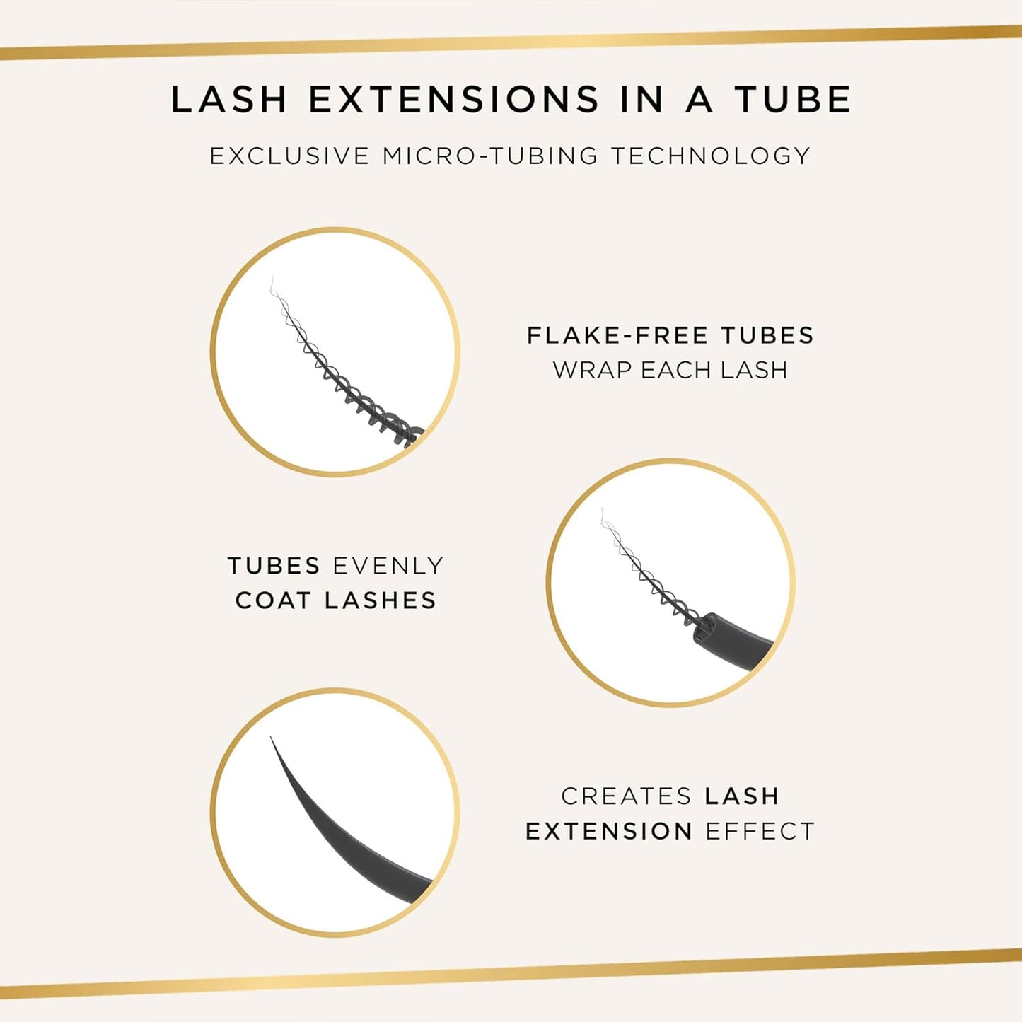 BARKOMA® Tubing Mascara – Lash Extensions in a Tube, Easy-to-Remove Eye Makeup, Clinically Proven to Volumize & Curl, 24Hr Smudge-Proof Longwear, Vegan & Cruelty-Free