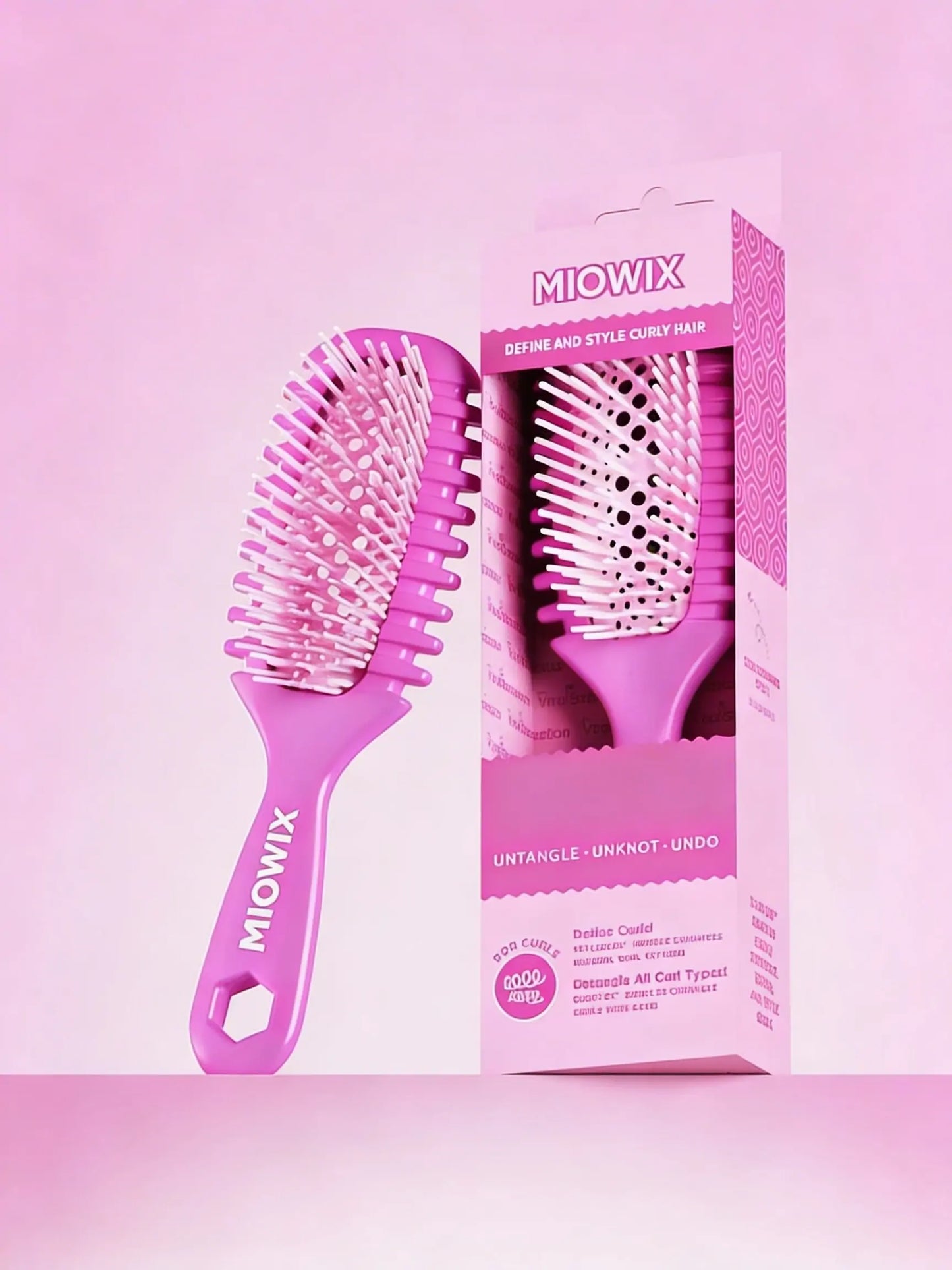 BARKOMA® Curl Defining Detangle Brush | Glides Through Curls Without The Pull | 50% OFF Today