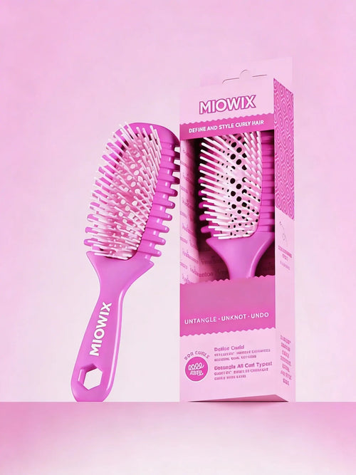 BARKOMA® Curl Defining Detangle Brush | Glides Through Curls Without The Pull | 50% OFF Today