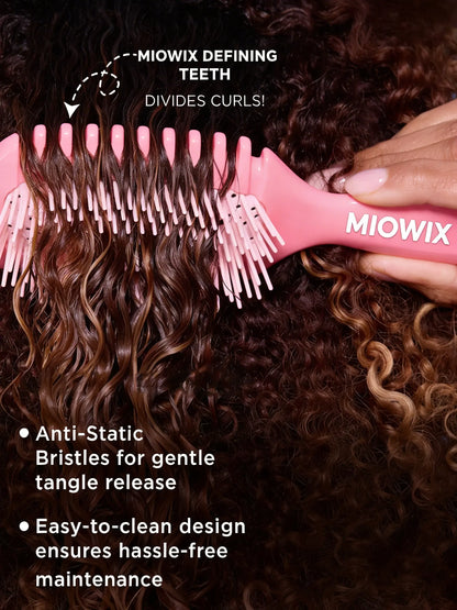 BARKOMA® Curl Defining Detangle Brush | Glides Through Curls Without The Pull | 50% OFF Today
