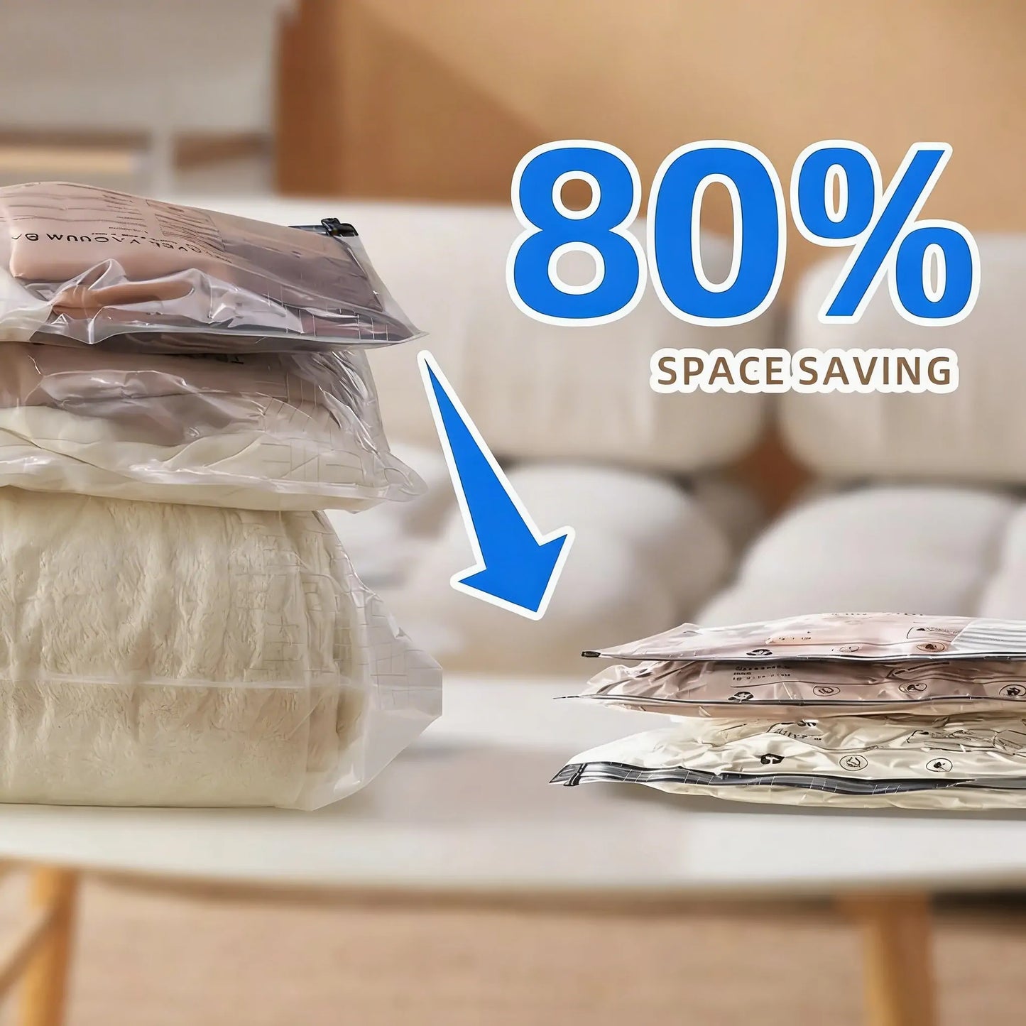 BARKOMA® Travel Vacuum Compression Storage Bags with USB Rechargeable Electric Pump Ultra Compact Lightweight Space Savers for Clothing & Travel Essentials Zipper Pouches Outdoor Packing System Hand Organizer Holiday Variety Pack