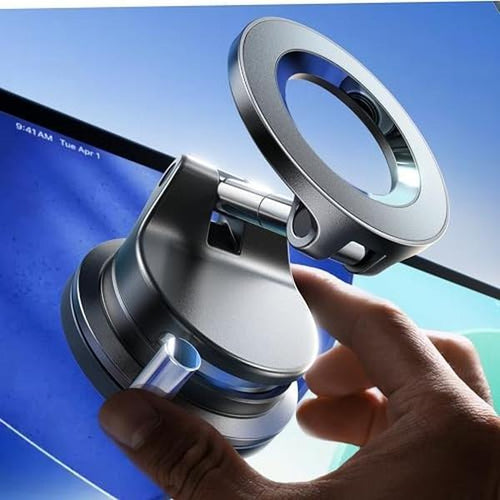 BARKOMA® Car Mount, Magnetic Phone Holders for Your Car, Vacuum Phone Mount for Car Accessories for Women Men Interior Jeep BMW, SuctionPro Gifts Kits, for iPhone 17 Pro Max 16 15 14 13